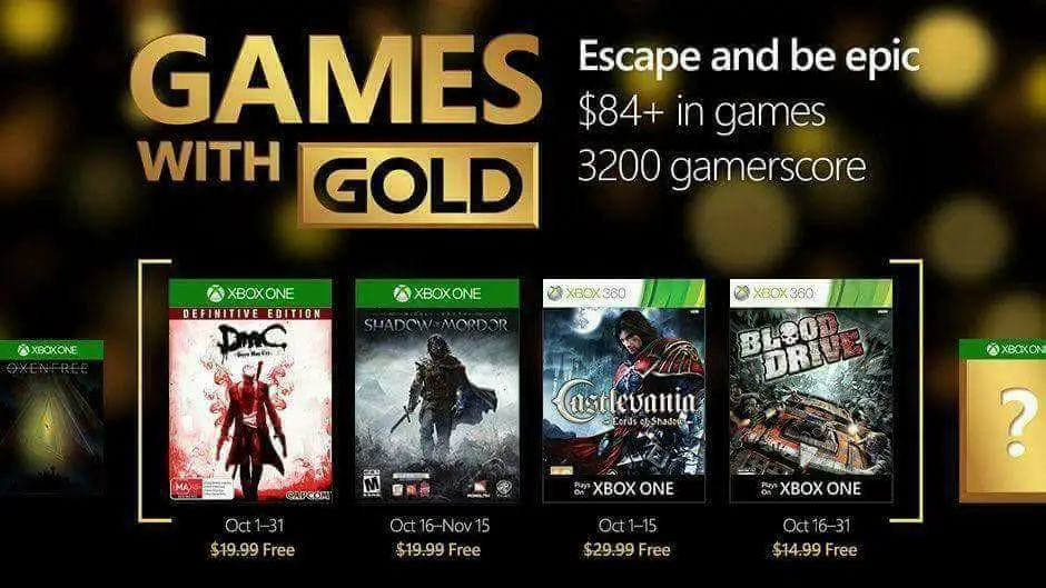 Xbox live gold