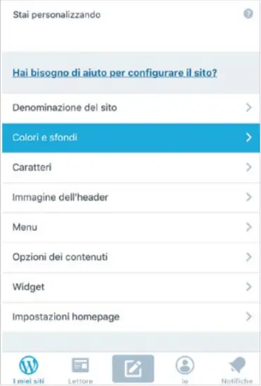 App wordpress: