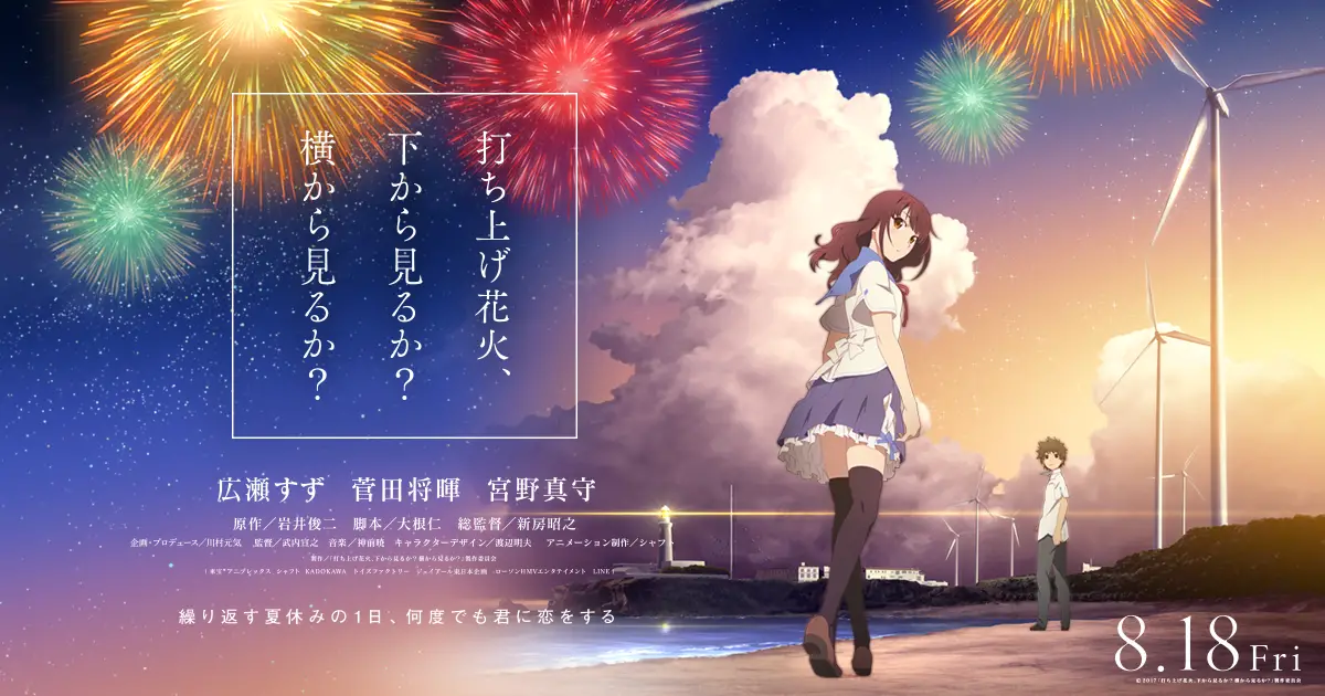 Shinji Iwai, Fireworks, anime, GKIDS