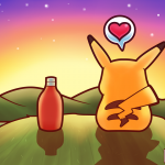 Vinci il peluche di pikachu con la ketchup a dimensione reale