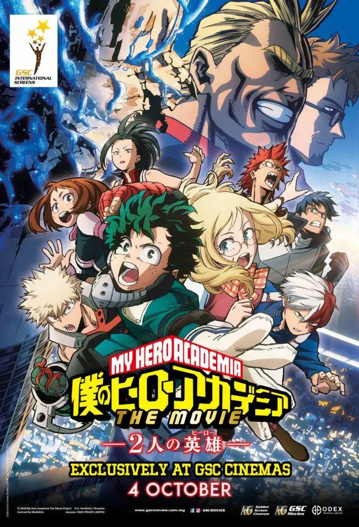 My hero academia: two heroes sbanca il botteghino giapponese