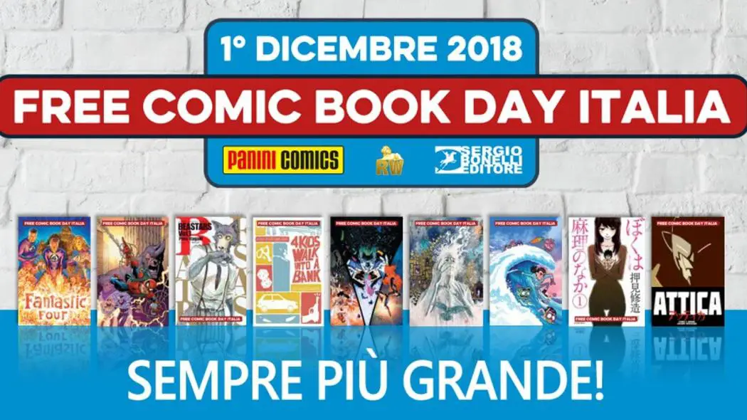 Free comic book day italia: una giornata all'insegna del fumetto gratis!