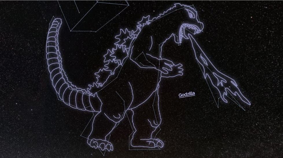 Godzilla è la nuova costellazione scoperta dalla nasa