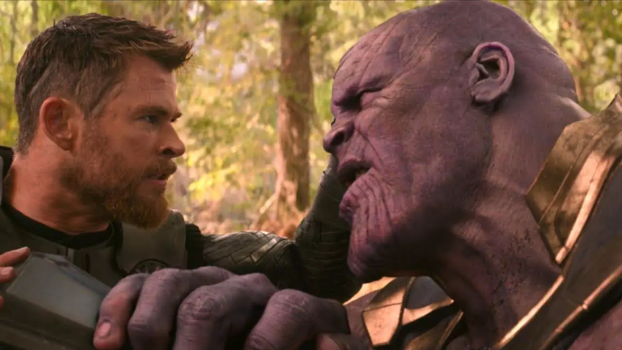 Thor vs Thanos Movie Moment Funko Pop