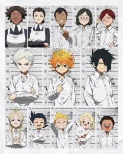 Il cast dell'anime di the promised neverland si arricchisce di nuovi membri