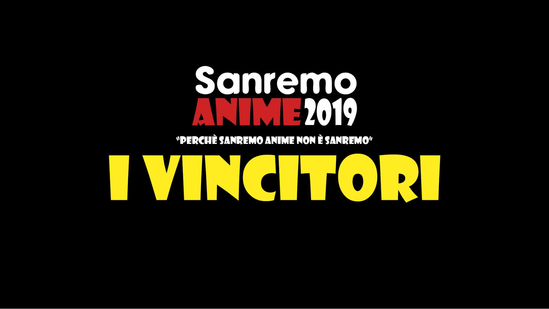 Sanremo Anime - I vincitori