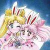 Sailor moon e il coniglio lunare