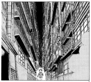 Scena tratta dal manga Dosei Mansion
