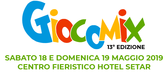logo Giocomix 2019 festival di Cagliari del fumetto e del gioco
