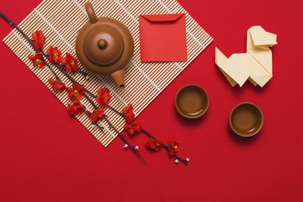 Immagine oggetti usati per cerimonia del tè