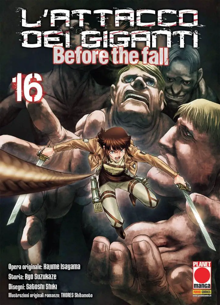 L'Attacco dei Giganti – Before the Fall 16 manga