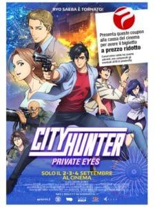 City hunter il film: nei cinema a settembre