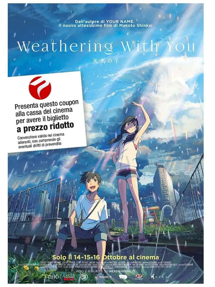 Immagine coupon Weathering with You
