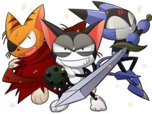 Immagine personaggi dell'anime Roba da gatti
