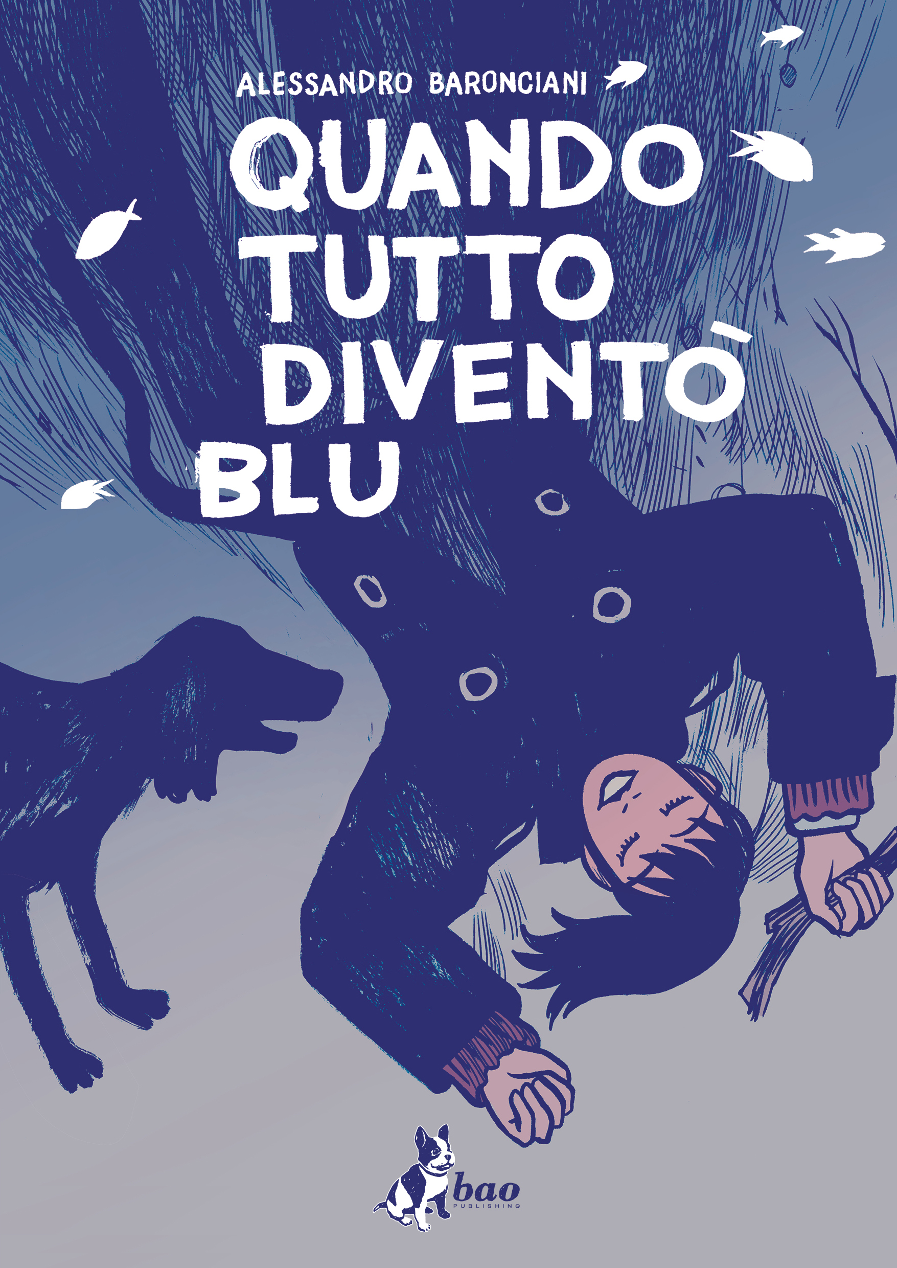 Copertina grahpic novel quando tutto diventò blu