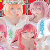 Cosplay di enako per le cinque gemelle di quintessential quintuplets