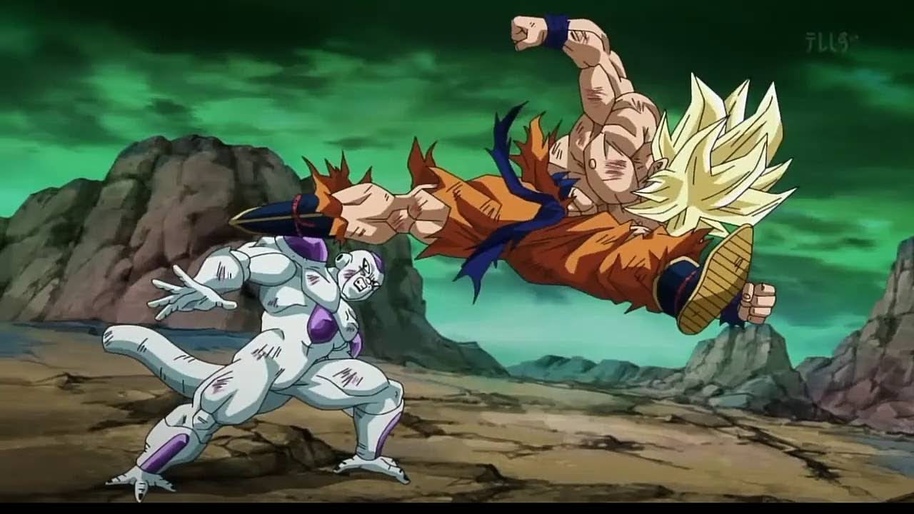 Goku contro freezer in dragon ball z