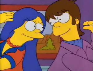 Immagine Simpson Homer e Marge giovani