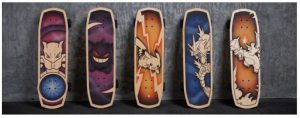 Collezione di skate a tema pokémon