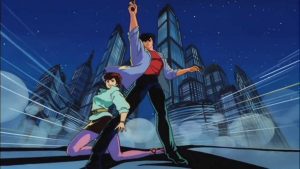 City Hunter, personaggi protagonisti Ryo Saeba e Kaori Makimura