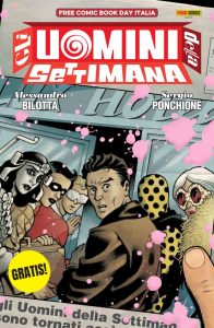 gli uomini della settimana panini comics, free comic book day italia 2020