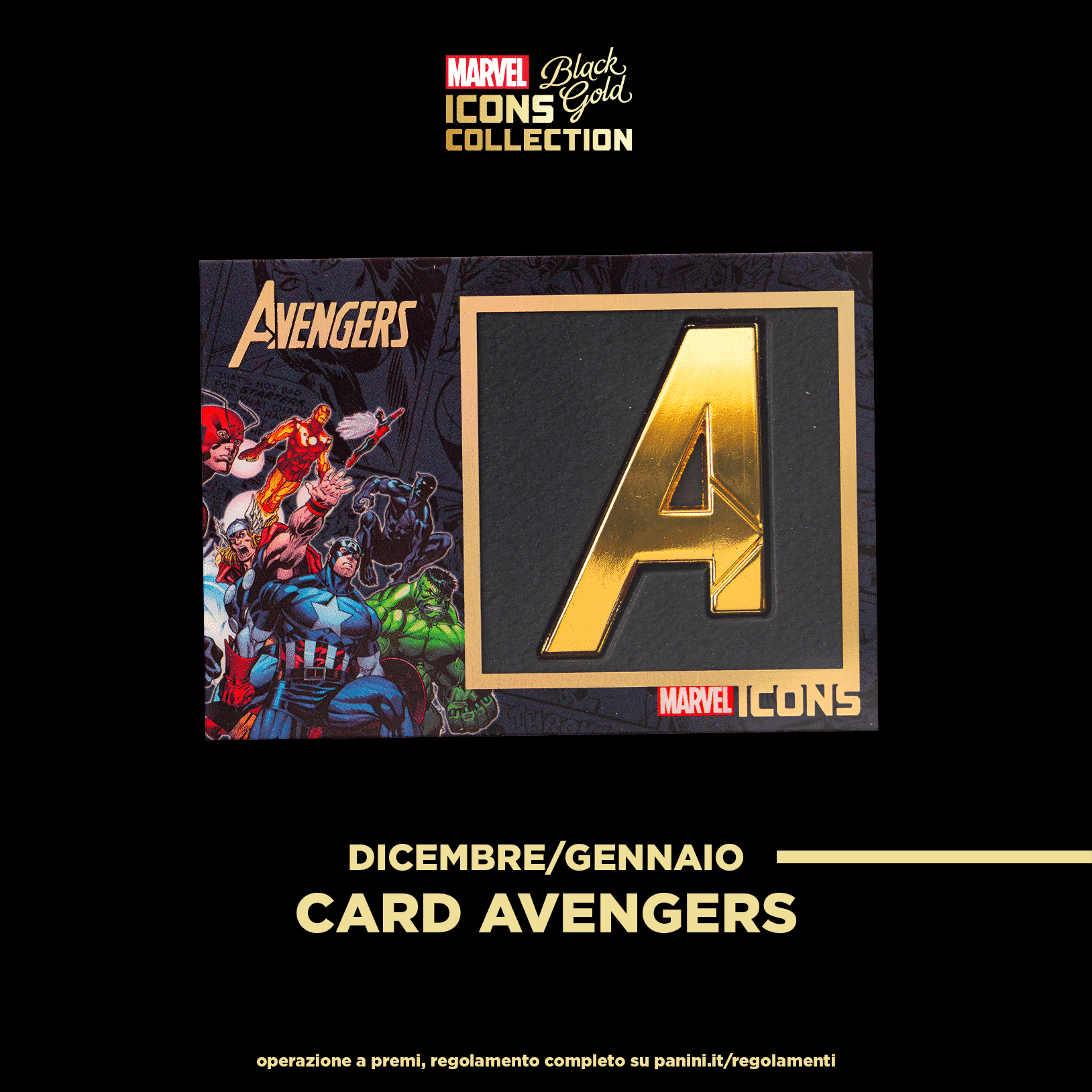 Panini lancia l’operazione black gold, con card dedicate ai supereroi dell’universo marvel