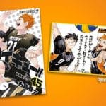 Un mini-shikishi in regalo con il volume 45 di haikyu!!