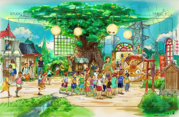 La zona totoro del parco ghibli aprirà nel 2022