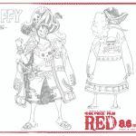 One piece, rivelati i design per i film red