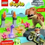 Panini porta in edicola lego duplo jurassic world