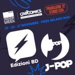 Edizioni bd & j-pop manga a milan games week & cartoomics 2022