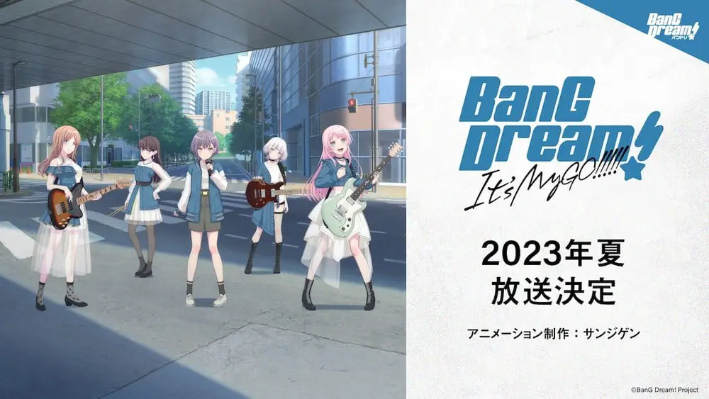 Bang dream! Mygo!!!!! , arriva l'anime