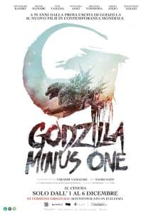 Godzilla minus one poster ita