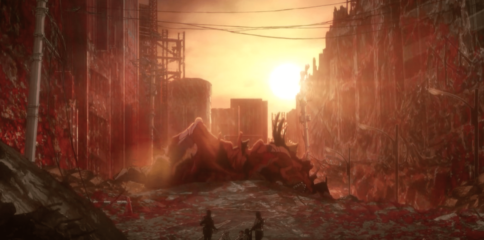 Kaiju no. 8 durante una trasformazione