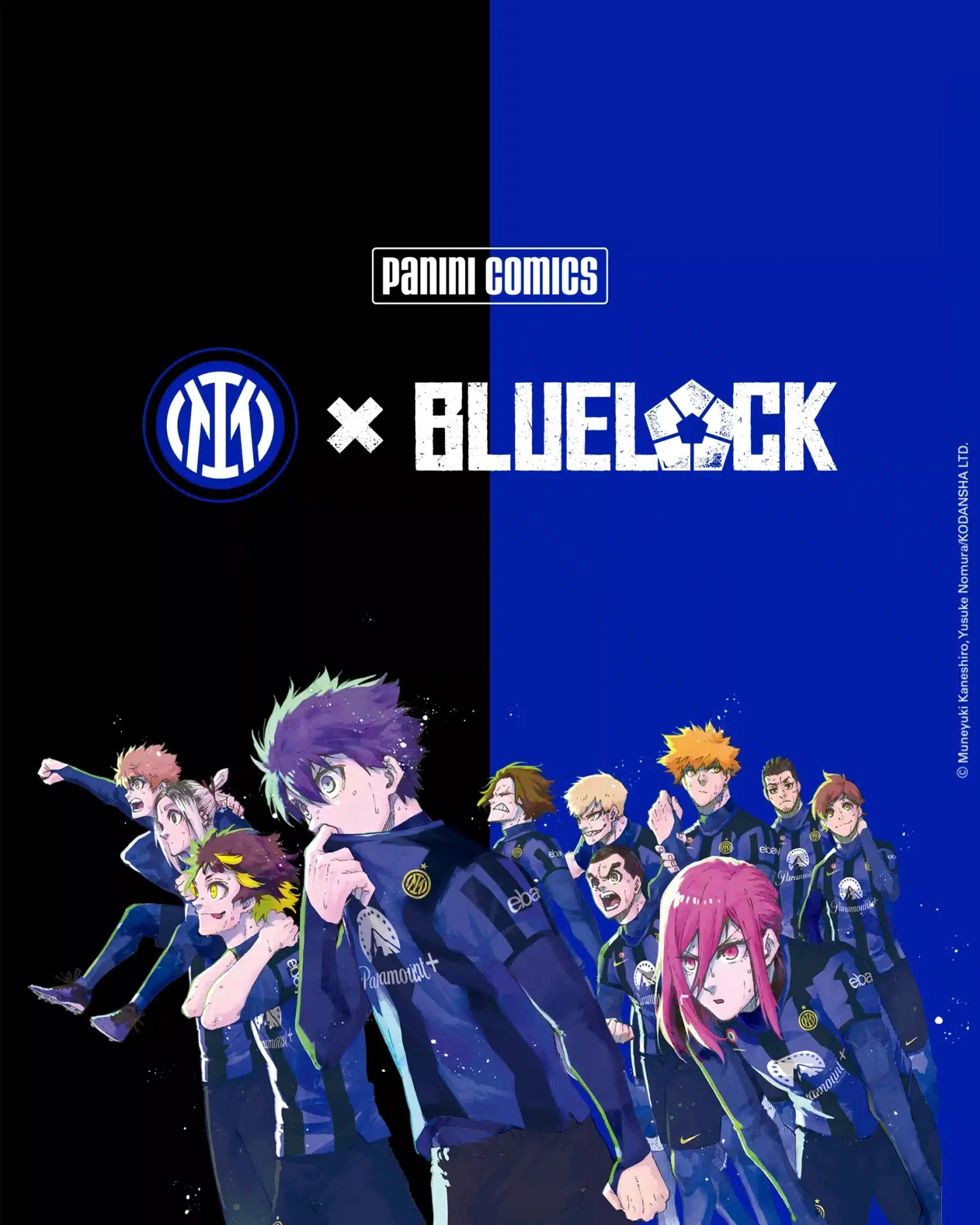 Panini comics presenta inter x blue lock!