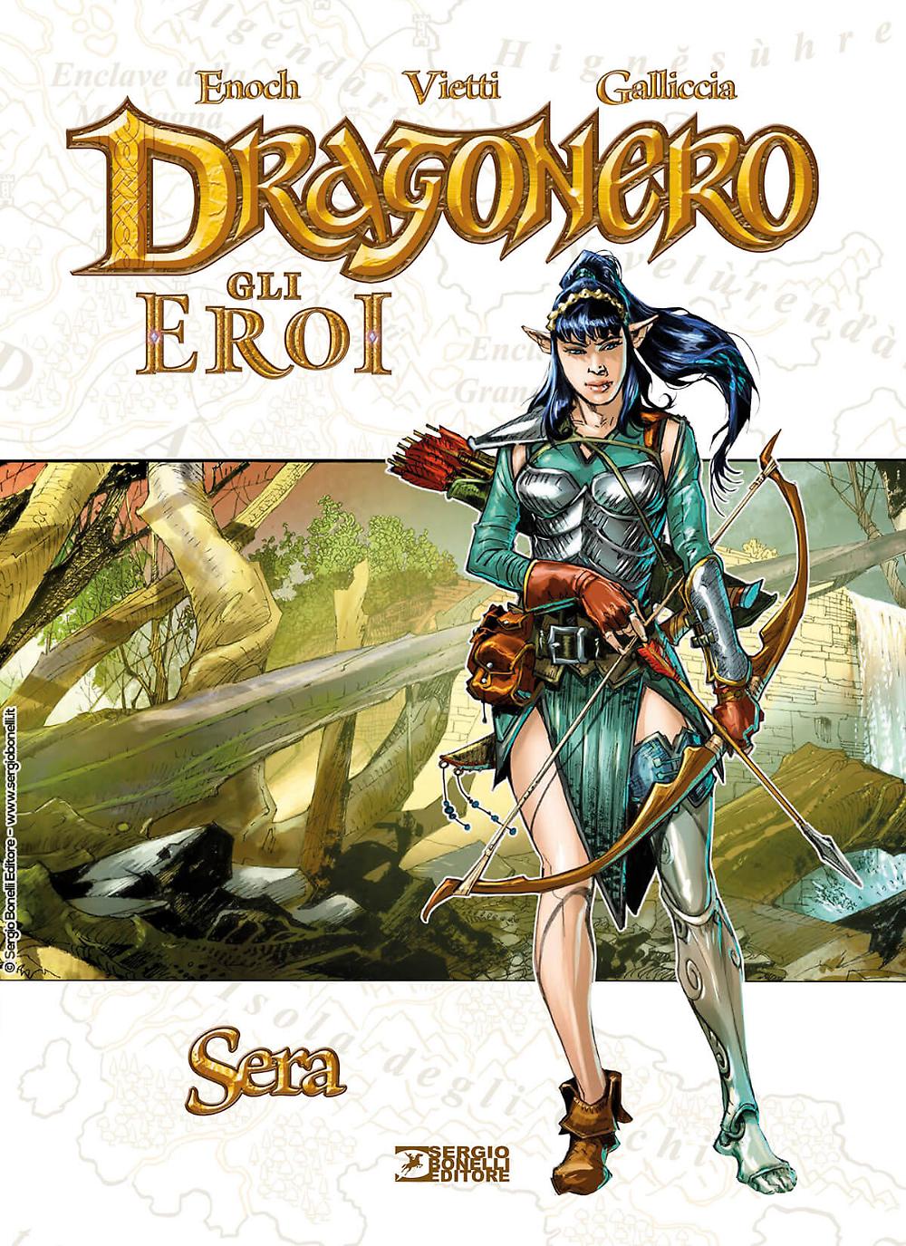 Sergio bonelli presenta gli eroi di dragonero. Sera