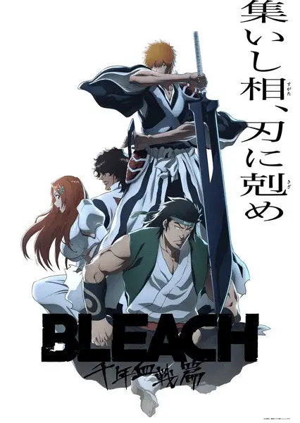 Bleach: thousand-year blood war part 3, anime ad ottobre