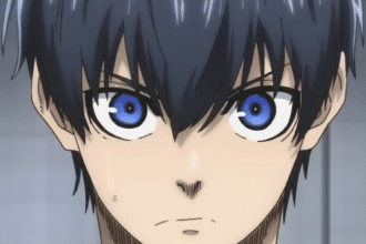 Yoichi isagi durante una partita di blue lock