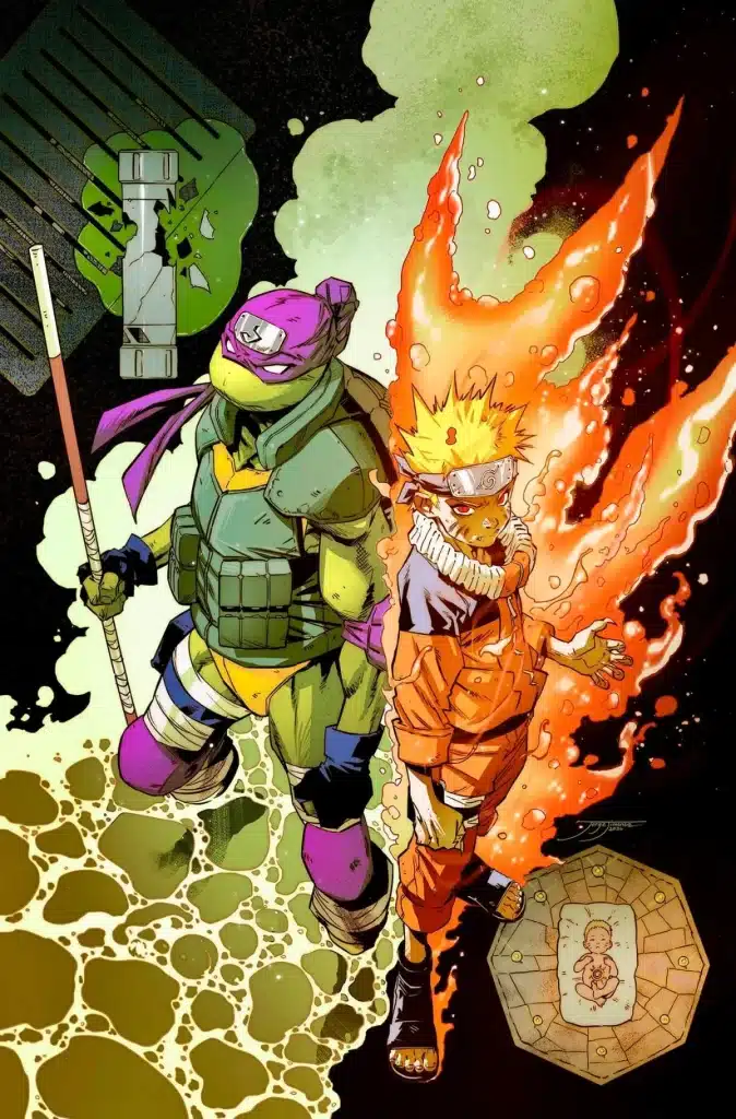 Teenage mutant ninja turtles x naruto