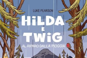 Hilda e twig al riparo dalla pioggia luke pearson