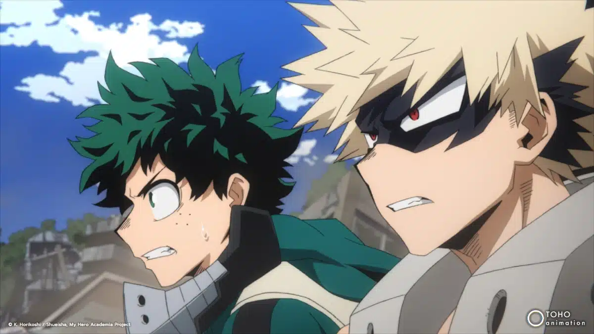 My hero academia, rivelata una nuova scena tra deku e bakugo