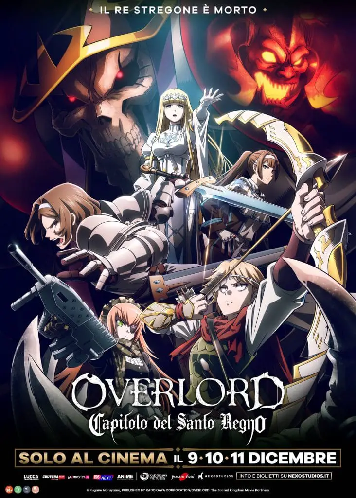 Overlord il film santo regno poster