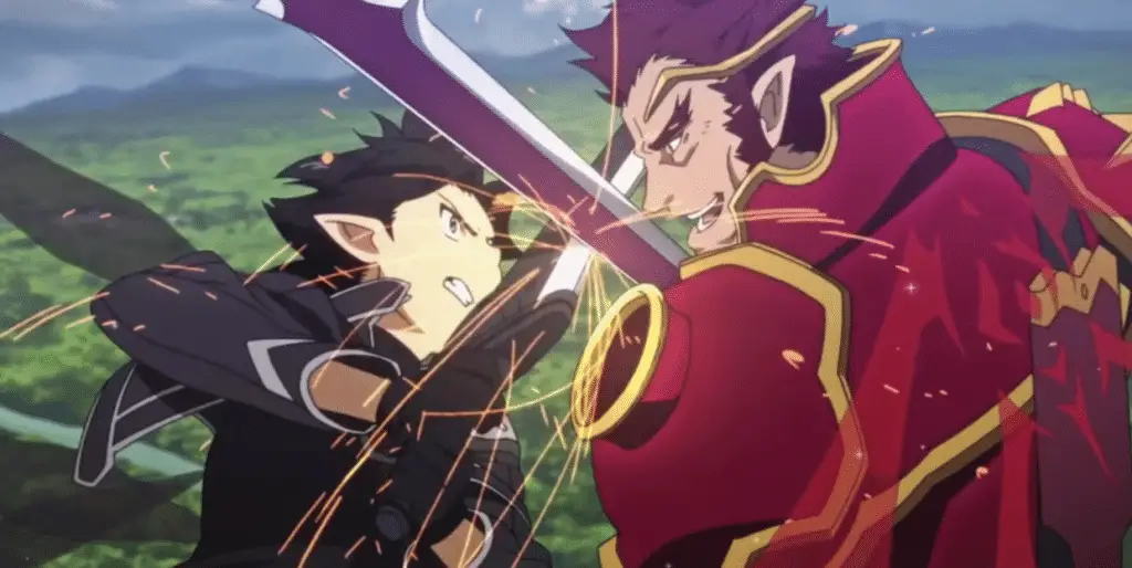 Top 7 combattimenti in sword art online