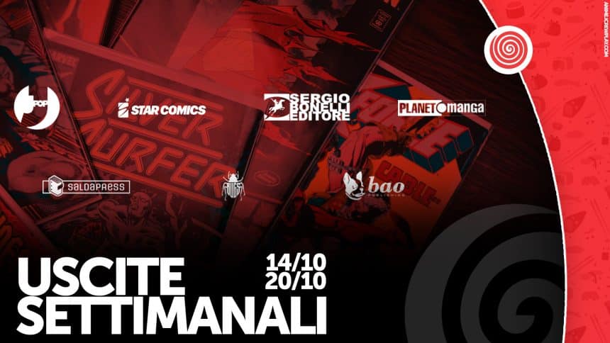 Uscite settimanali dal 14 al 20 ottobre