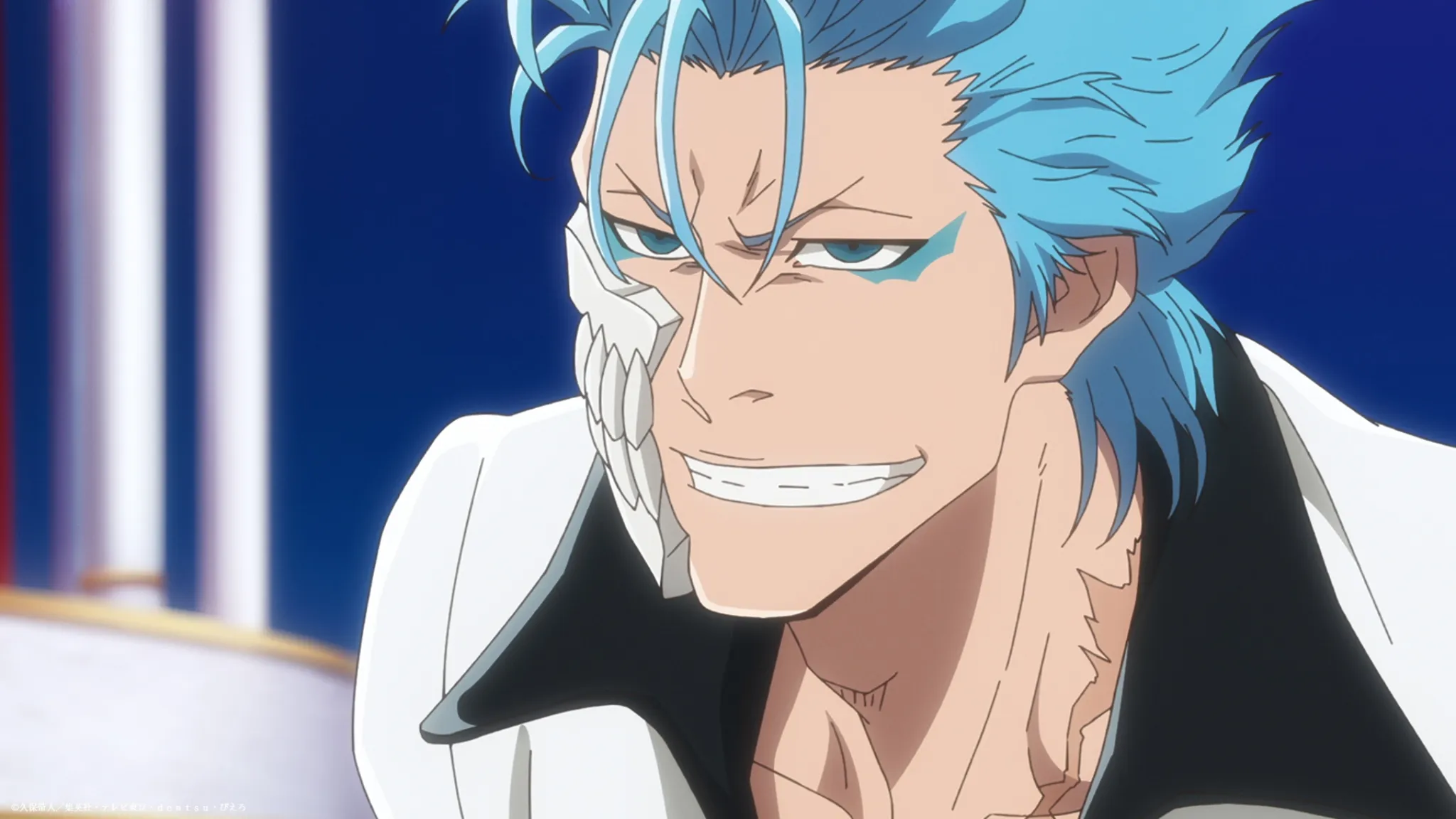 Grimmjow in bleach thousand-year blood war
