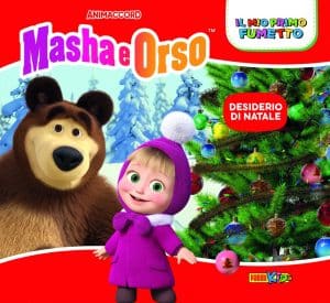 Peppa pig con masha e orso per il natale dei più piccoli