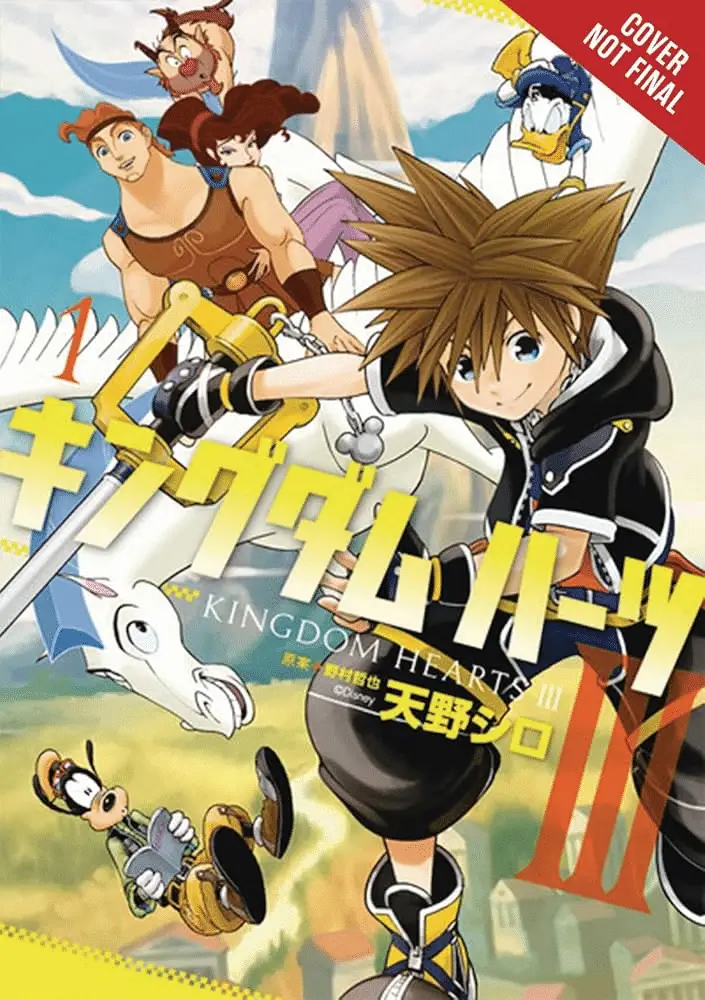 Kingdom hearts iii, termina il manga