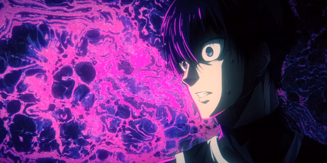 Isagi durante una partita di blue lock