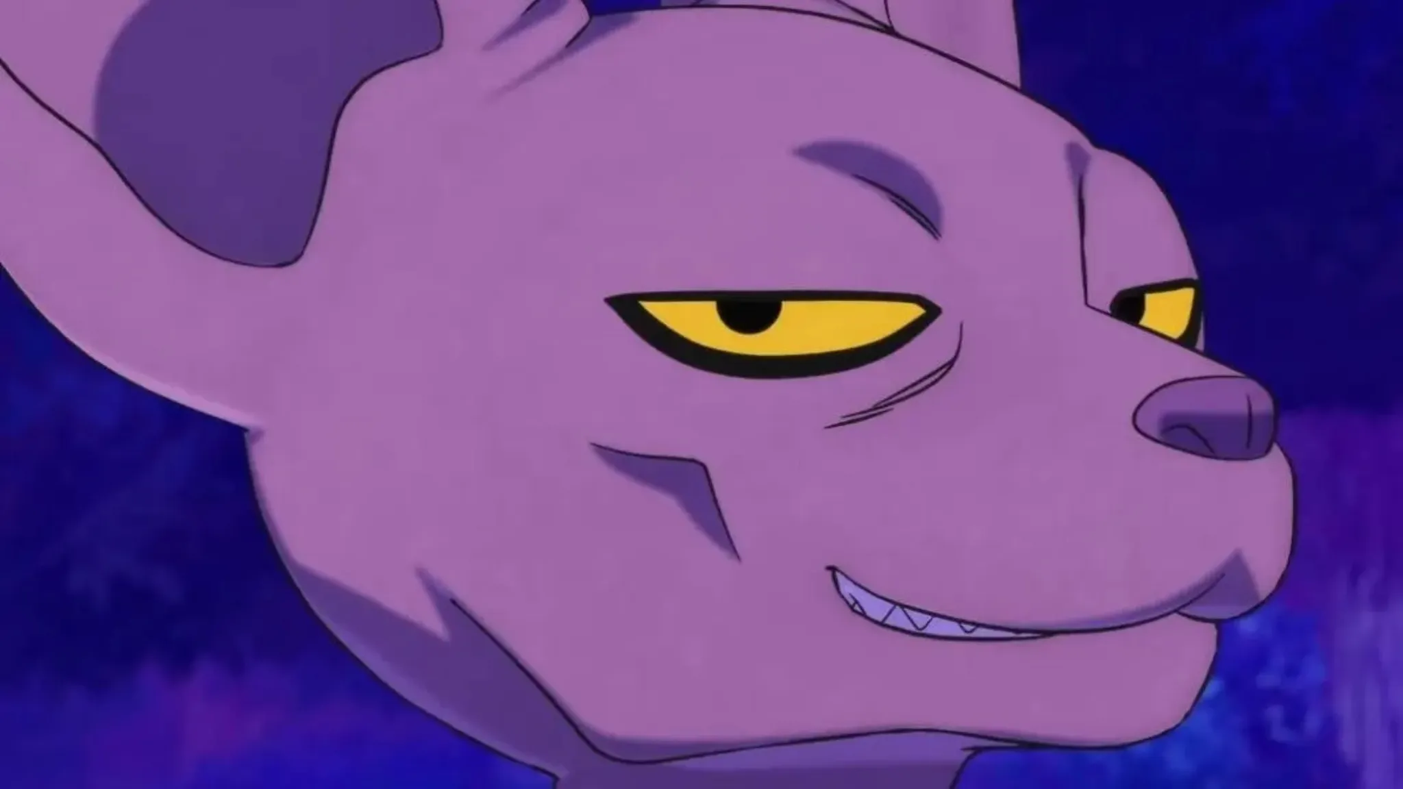 Beerus, il dio della distruzione di dragon ball