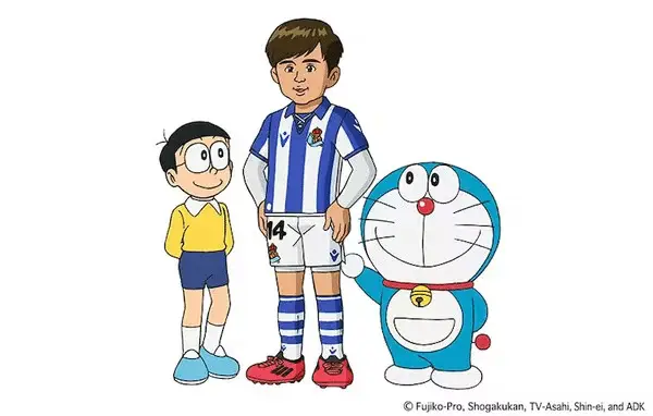 Doraemon, un giocatore di calcio nello speciale